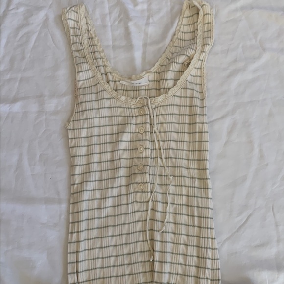 Doen Striped Cream Sleepwear Set - Picture 2 of 12